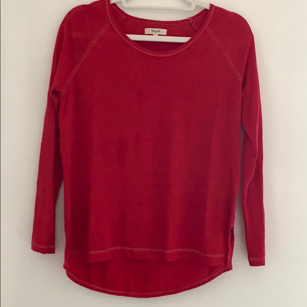 Women’s red longsleeve shirt